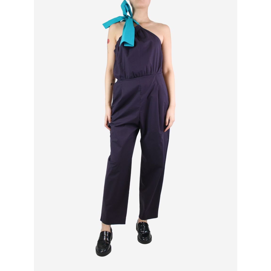 MSGM purple one-shoulder main product photo