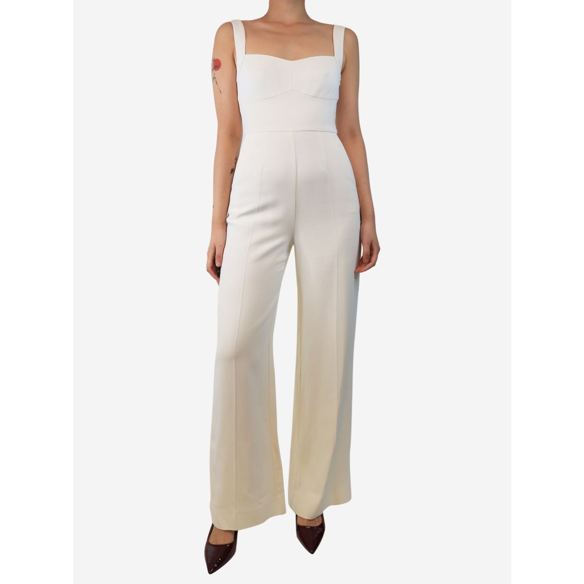 Saloni cream wide-leg main product photo