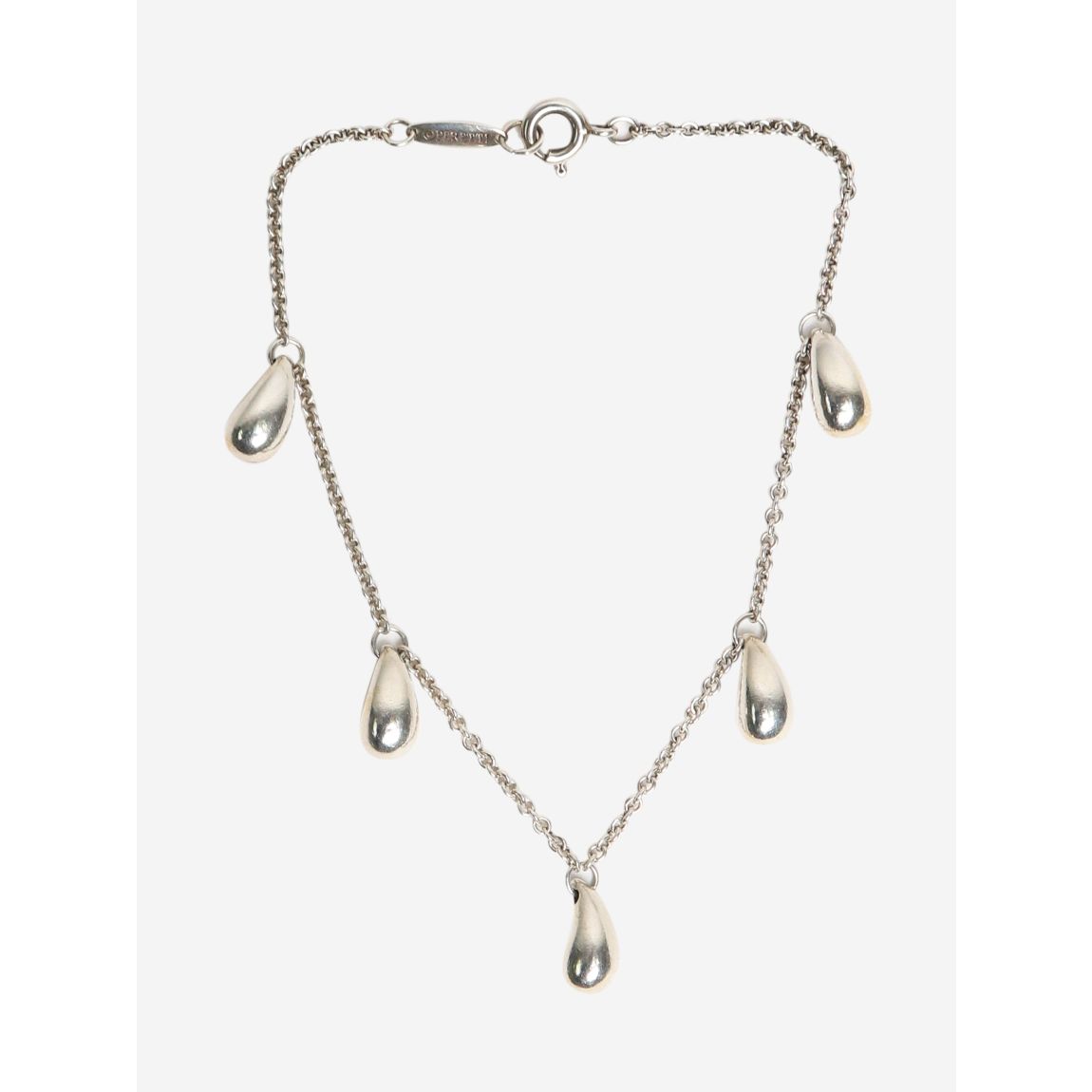 Sterling silver Elsa Peretti Tear Drop bracelet main product photo