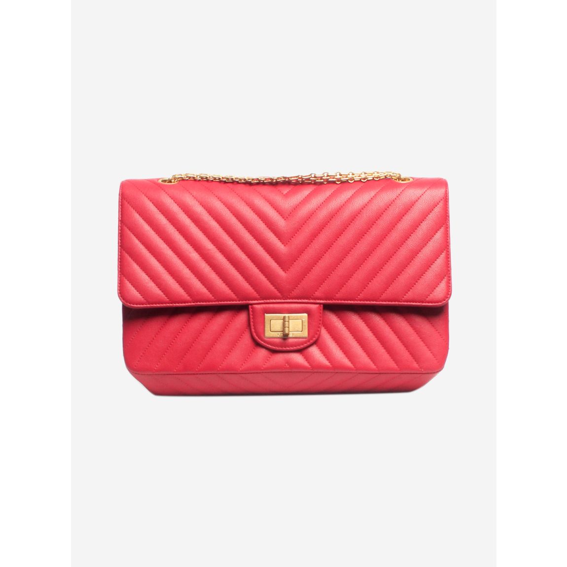Chanel 2017 pink Chevron main product photo