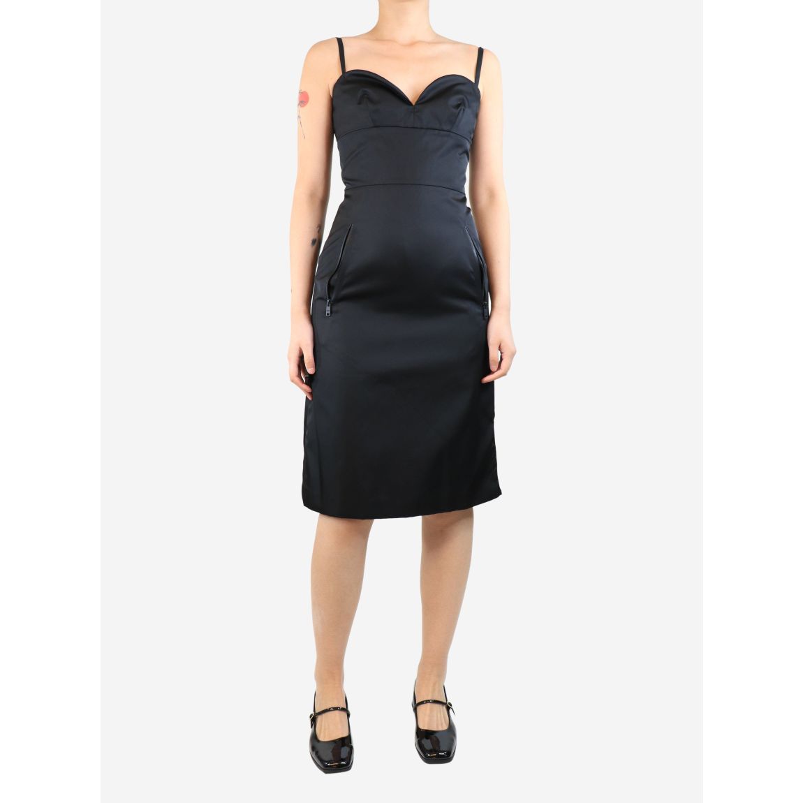 Prada black nylon midi main product photo