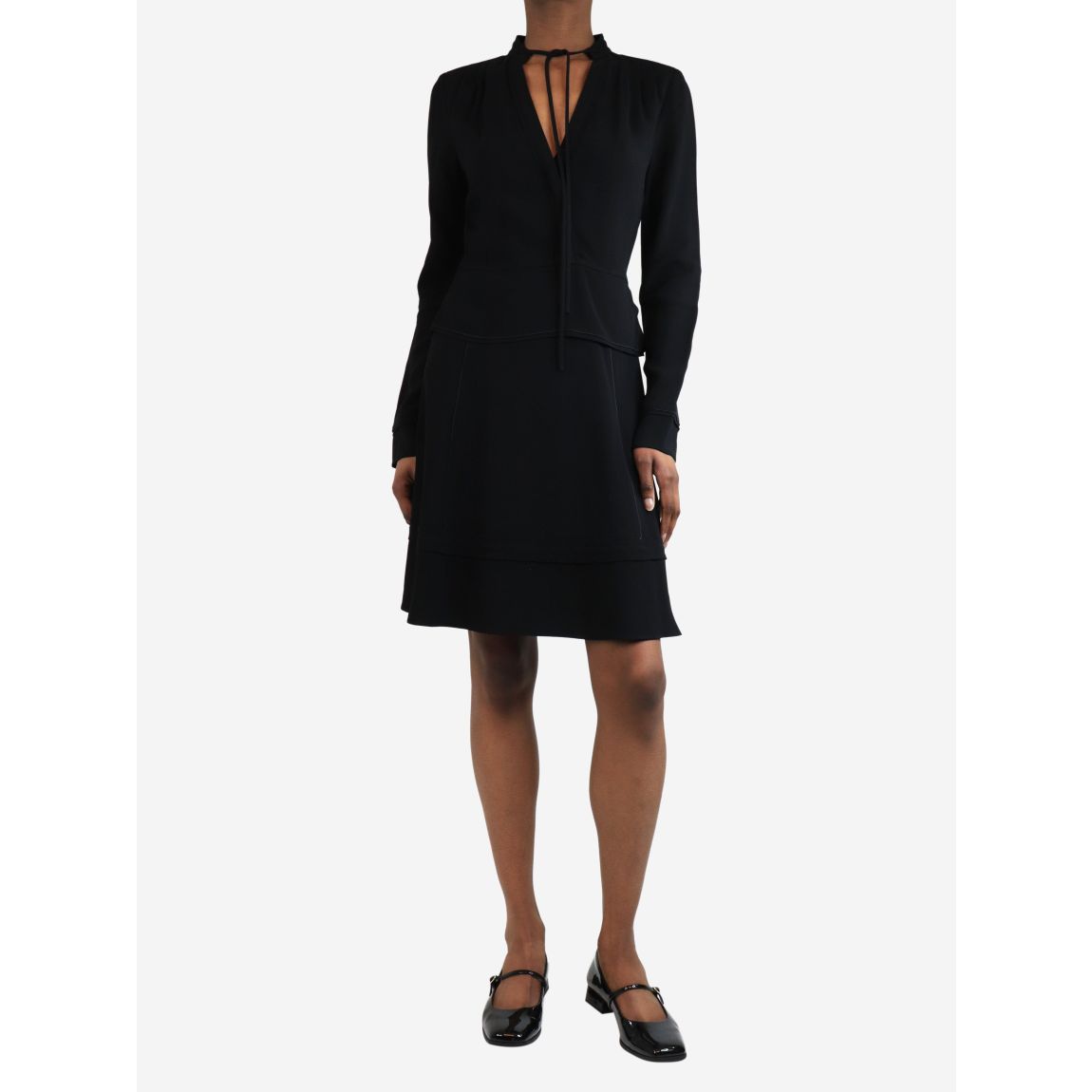 Proenza Schouler black midi main product photo