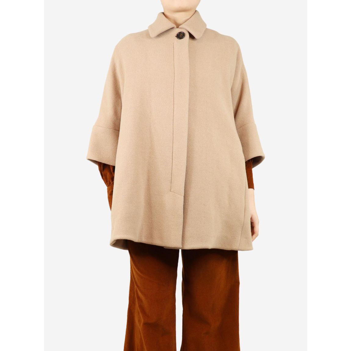 Chloe camel wool-blend main product photo