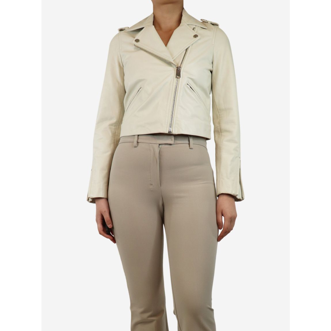 Claudie Pierlot ecru faux main product photo