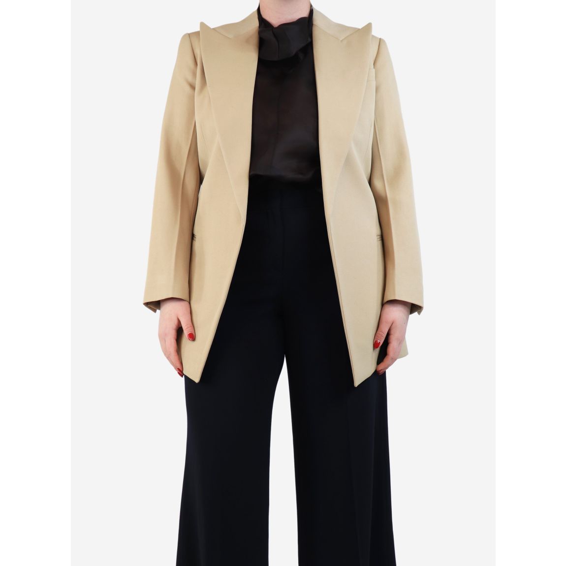 Celine beige wool jacket. main product photo