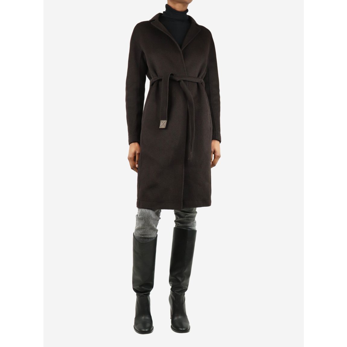 S Max Mara brown angora main product photo