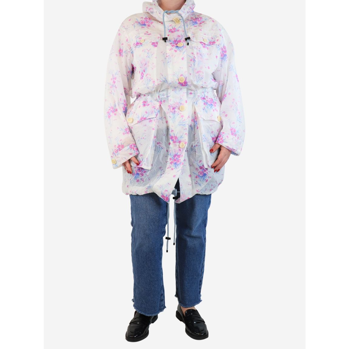 Dries Van Noten white sheer main product photo
