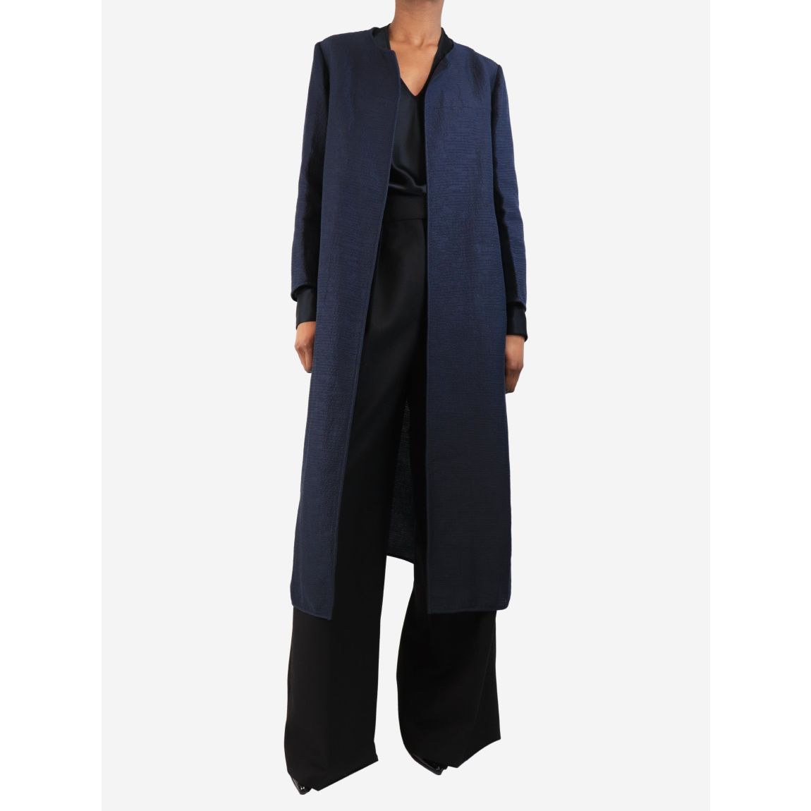 S Max Mara navy blue tonal main product photo