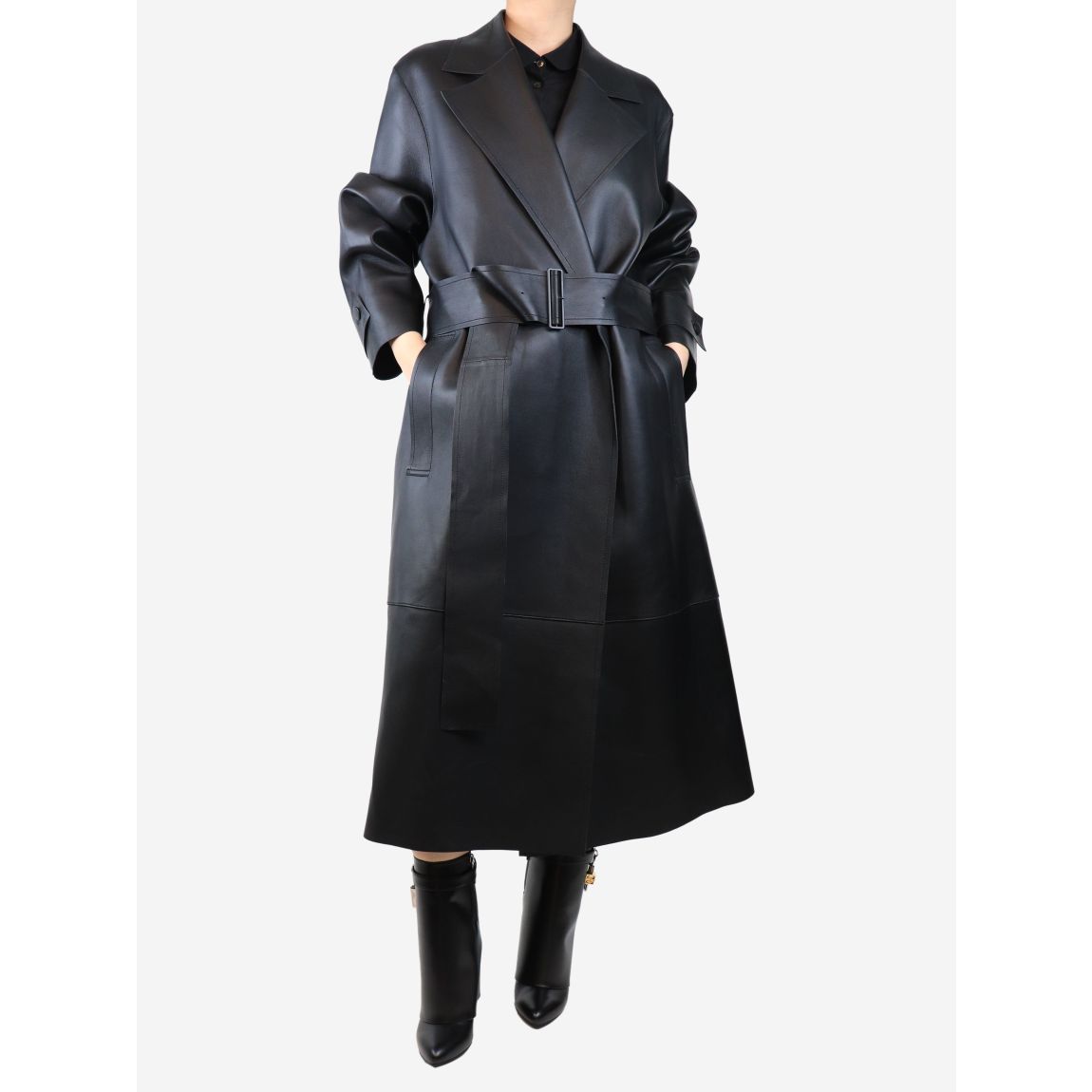 Joseph long lambskin main product photo