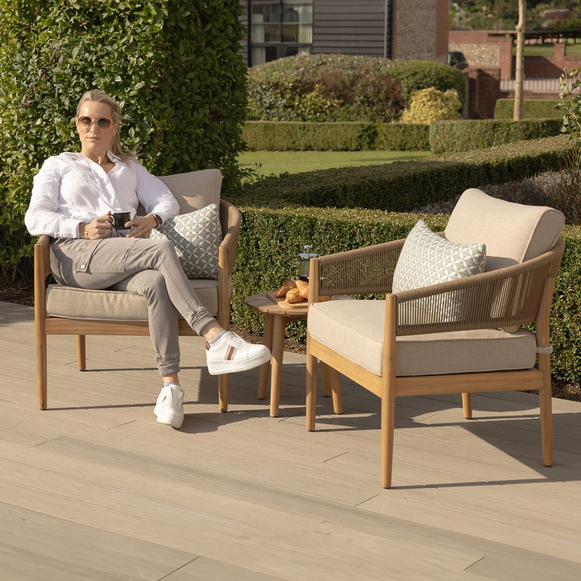New Porto Lounge Set - Sandstone main product photo