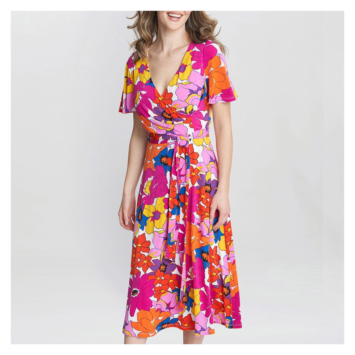 Multi Ellie Fit & Flare Dress main product photo