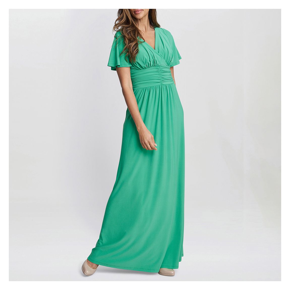 Jade Elena Flutter Maxi Dress main product photo