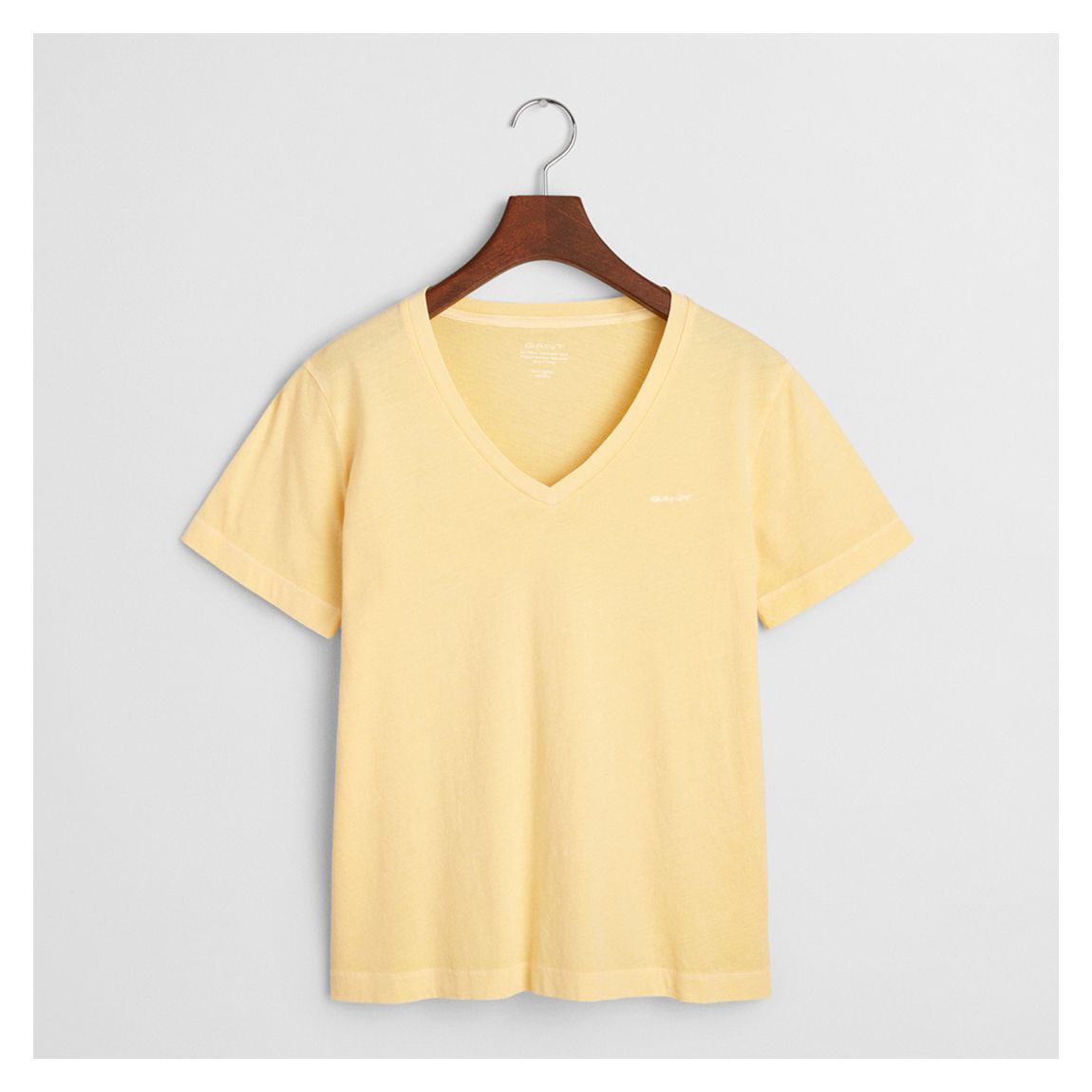 Yellow Sunfaded V-Neck T-Shirt main product photo