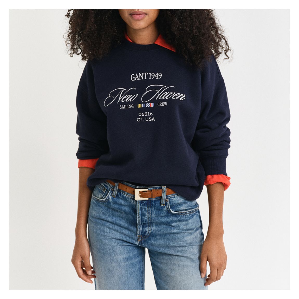 Blue Graphic Crew Neck Sweat main product photo