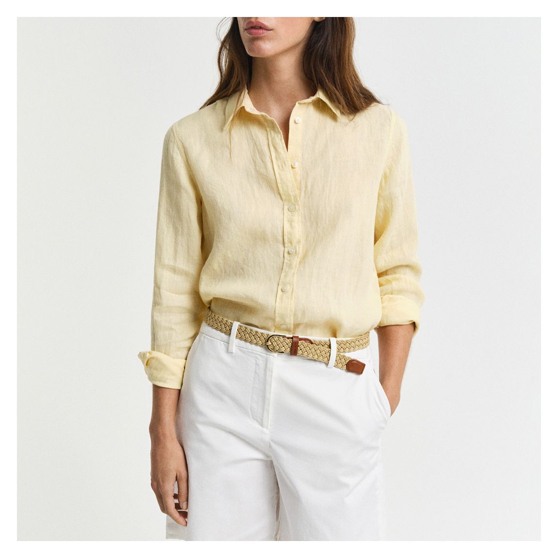 Yellow Linen Shirt main product photo