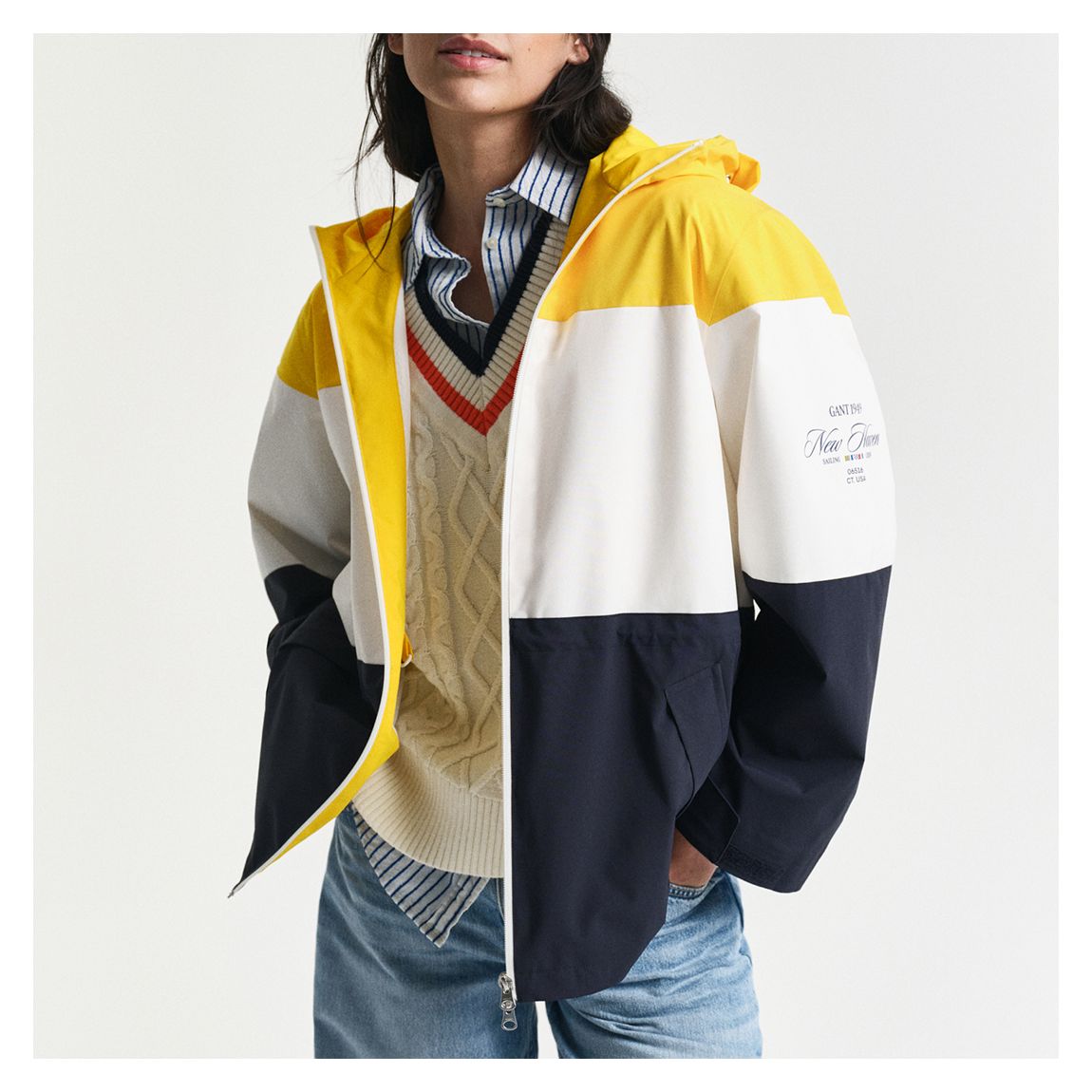 Multi Colourblock Sailing Jacket main product photo