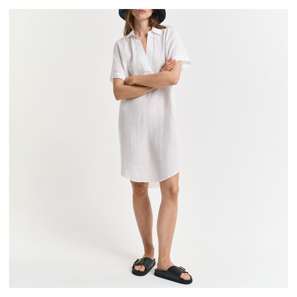 White Linen Caftan main product photo