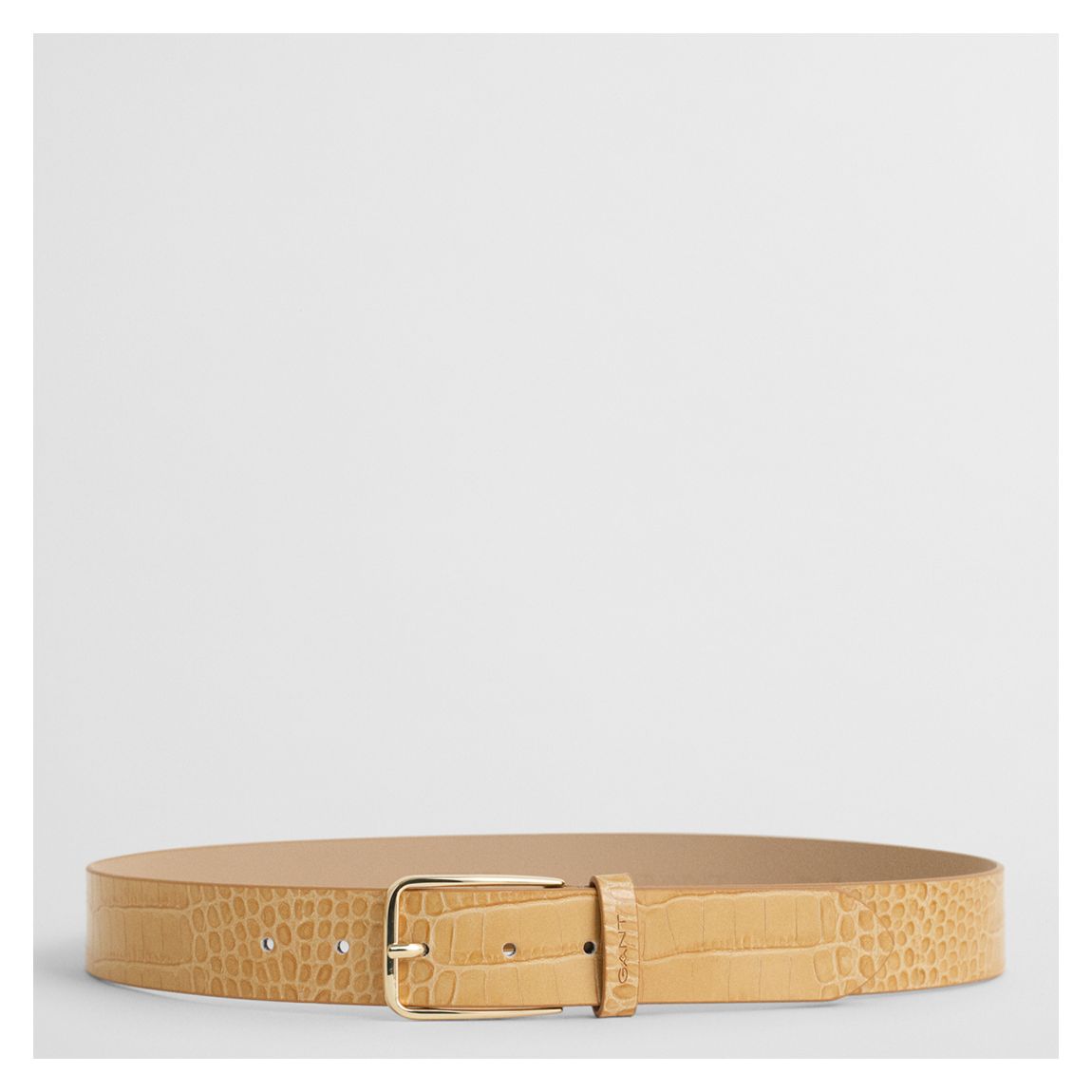 Light Brown Croco Leather Waist Belt main product photo