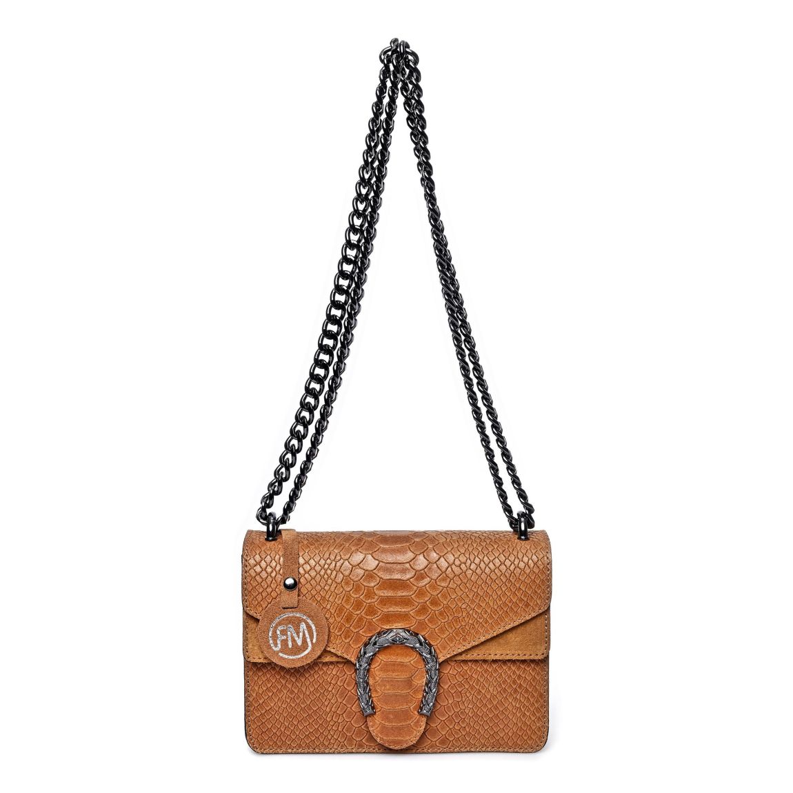 Brown Italian Leather Shoulder Bag main product photo