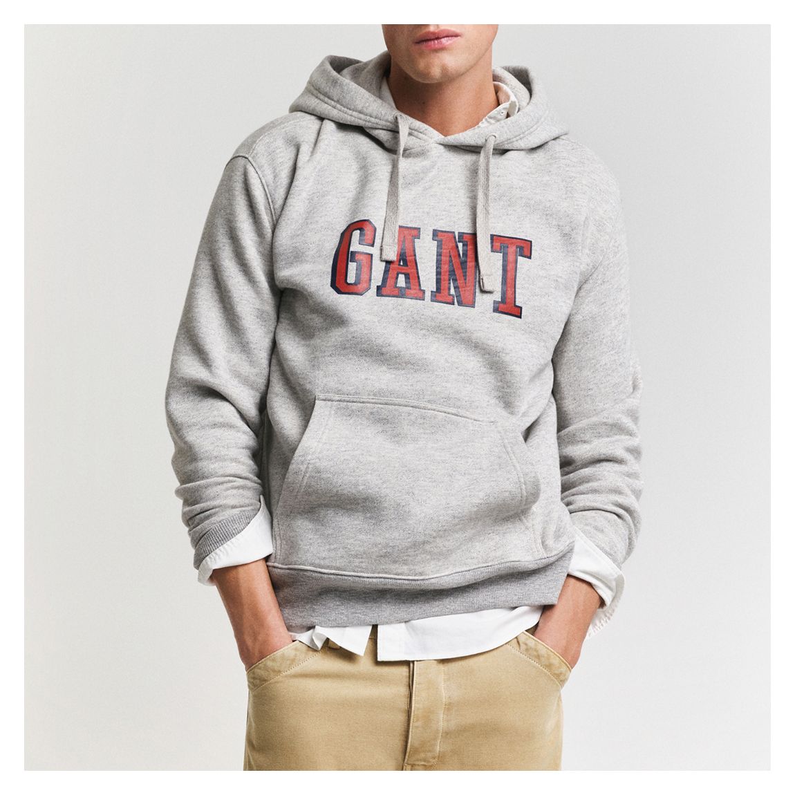 Grey Graphic Sweat Hoodie main product photo