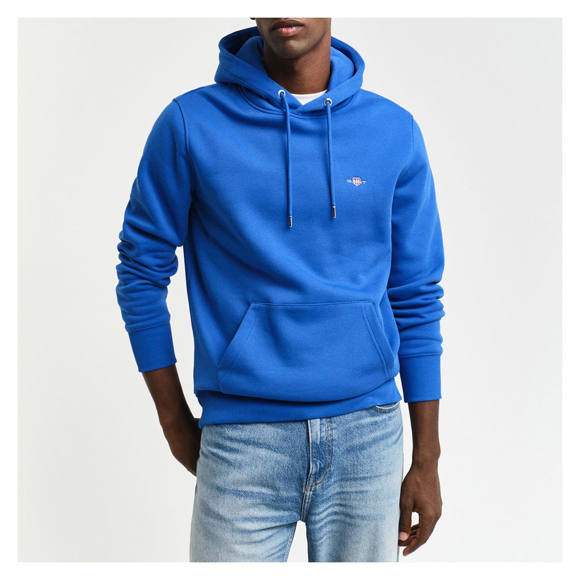 Blue Regular Shield Hoodie main product photo