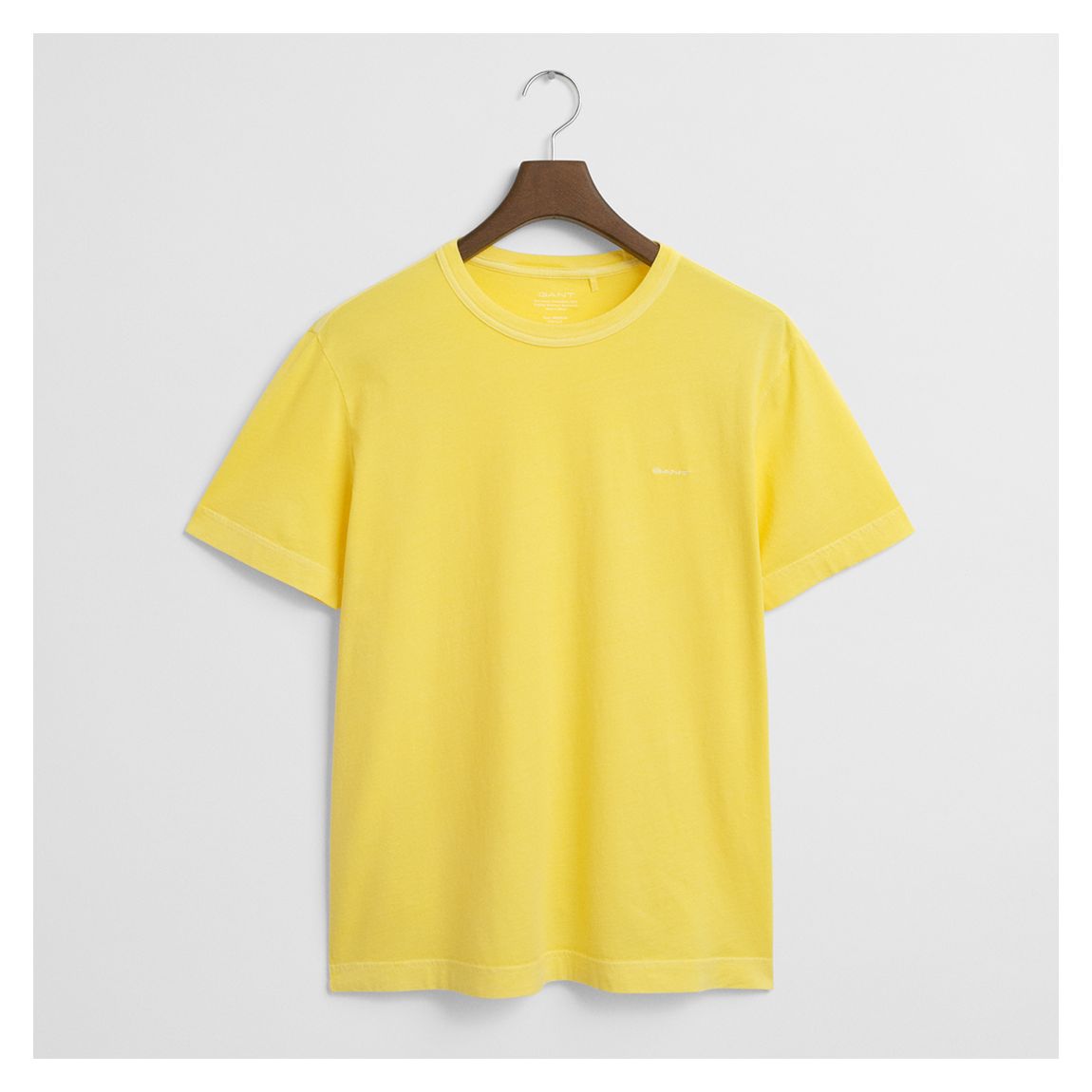 Yellow Sunfaded Cotton T-Shirt main product photo