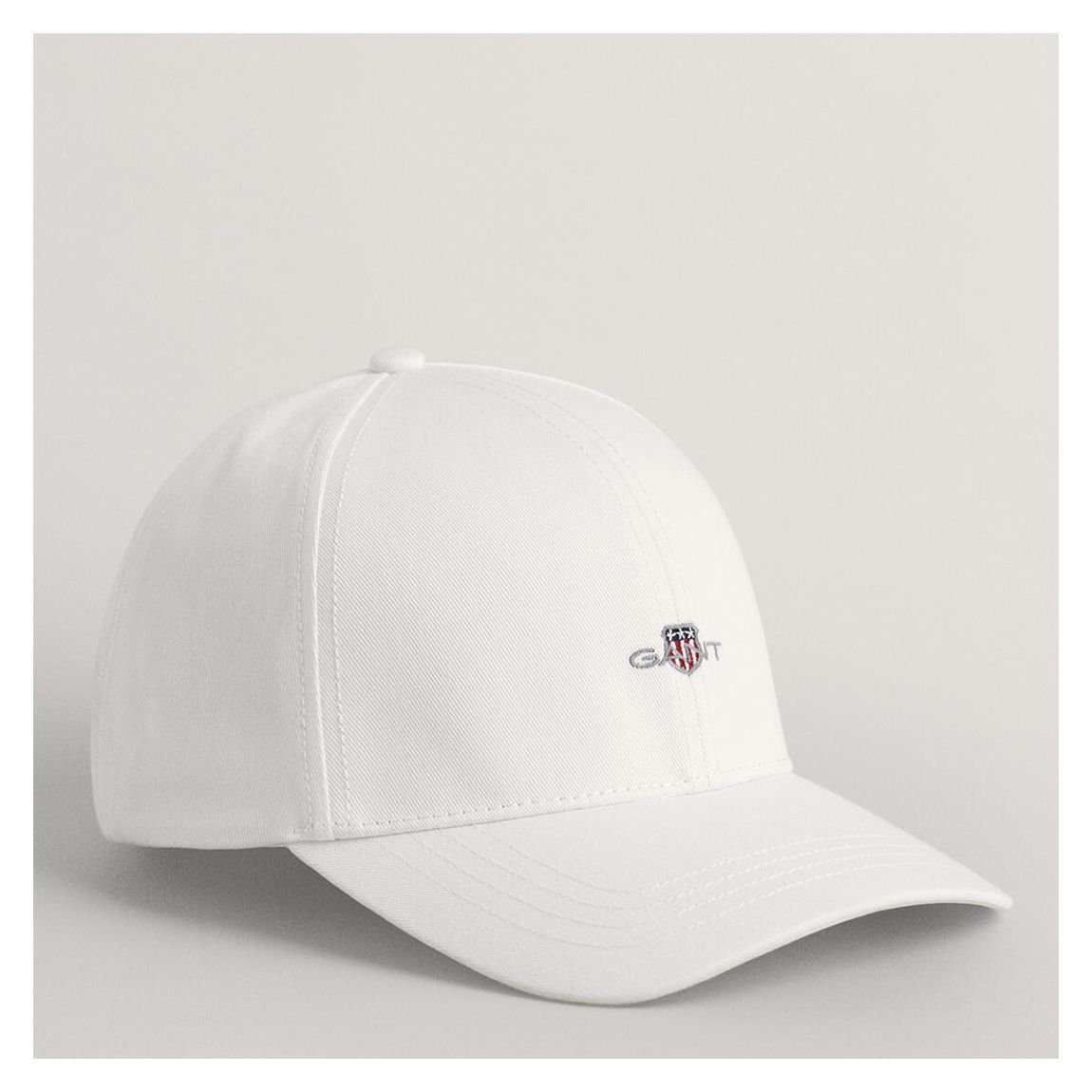 White Unisex Cotton Twill Cap main product photo