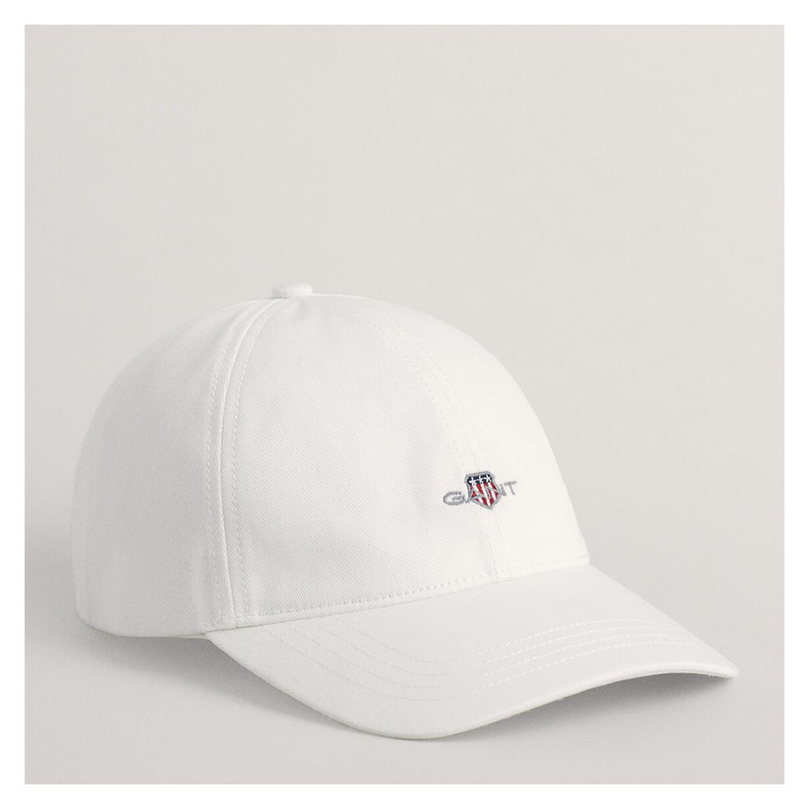 White Unisex Cotton Twill Cap main product photo