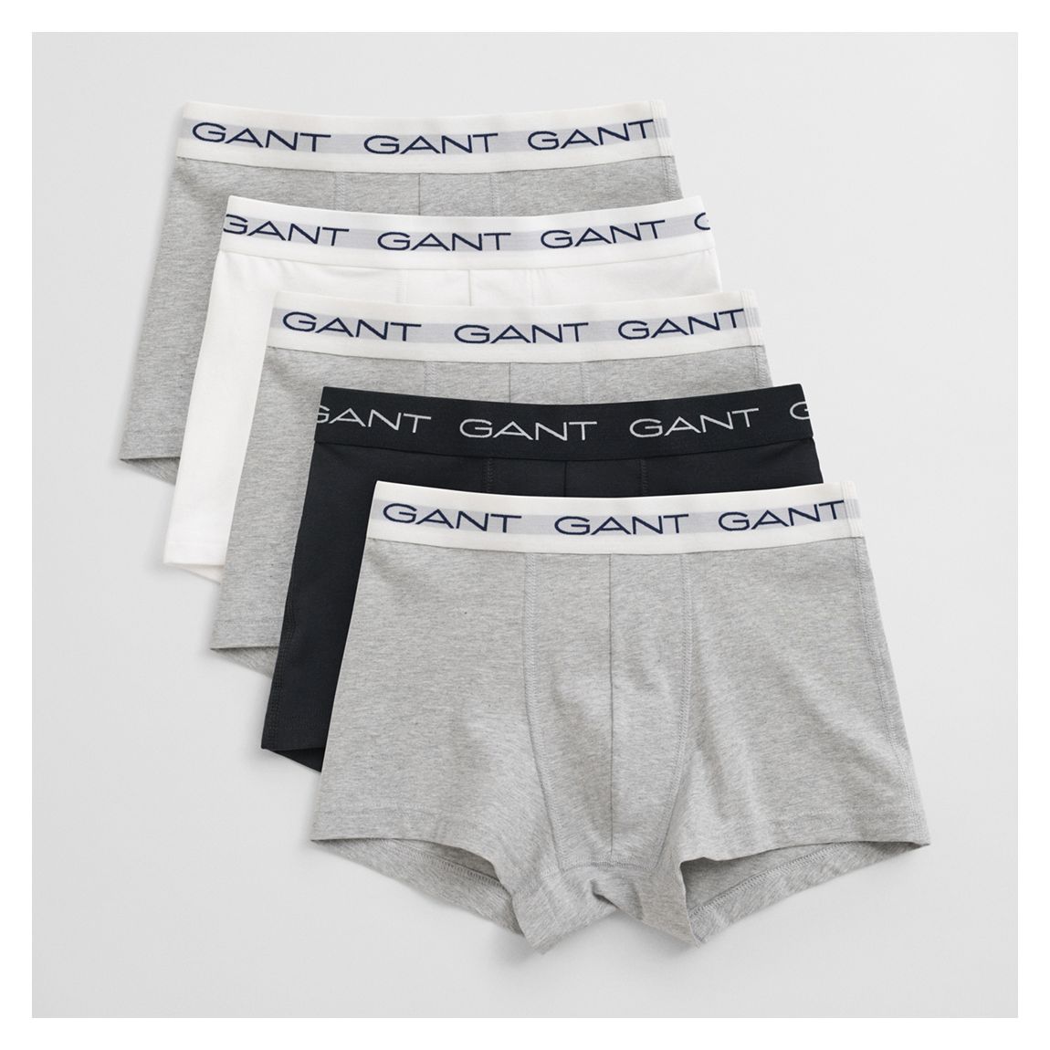 Grey Multi 5 Pack Boxers main product photo