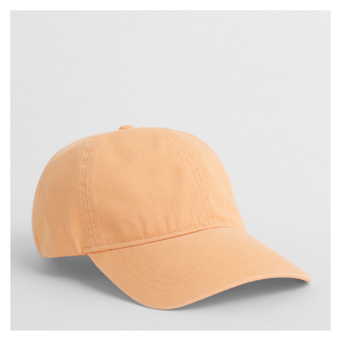 Apricot Sunfaded Cotton Twill Cap main product photo