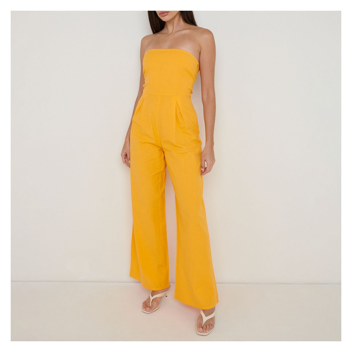 Tangerine April Bandeau Jumpsuit main product photo