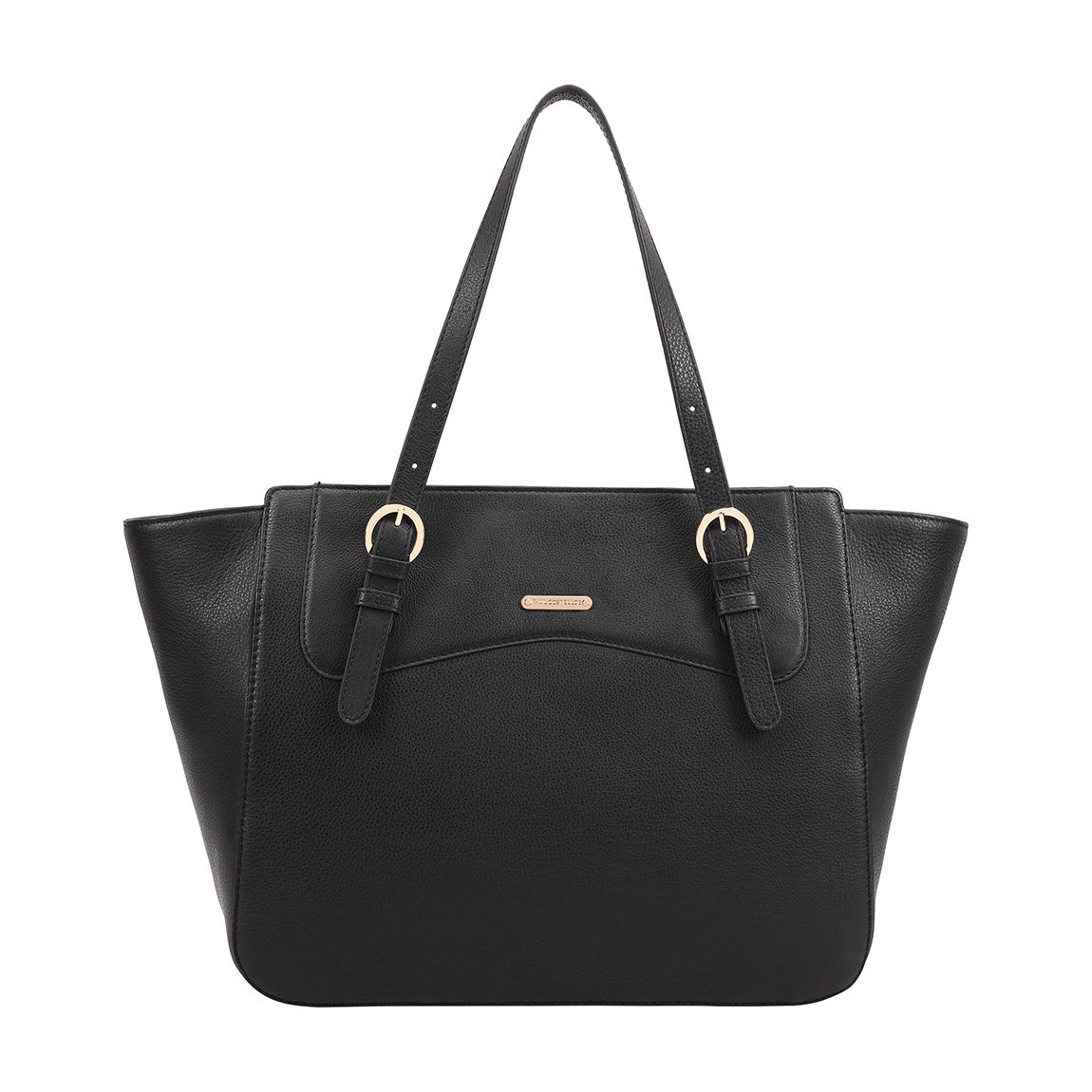 Jet Black Sarita Tote Bag main product photo