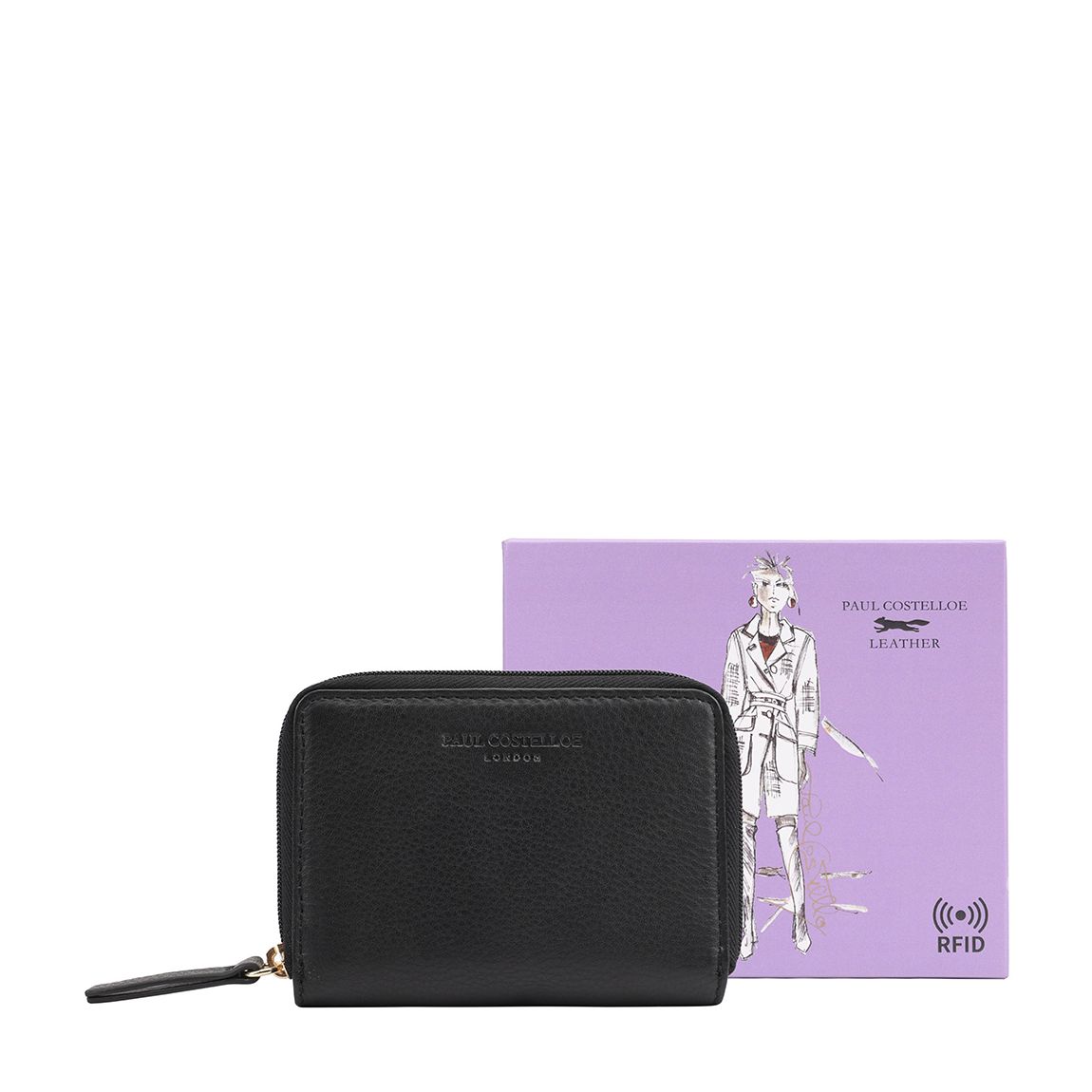 Jet Black Dori Cardholder main product photo