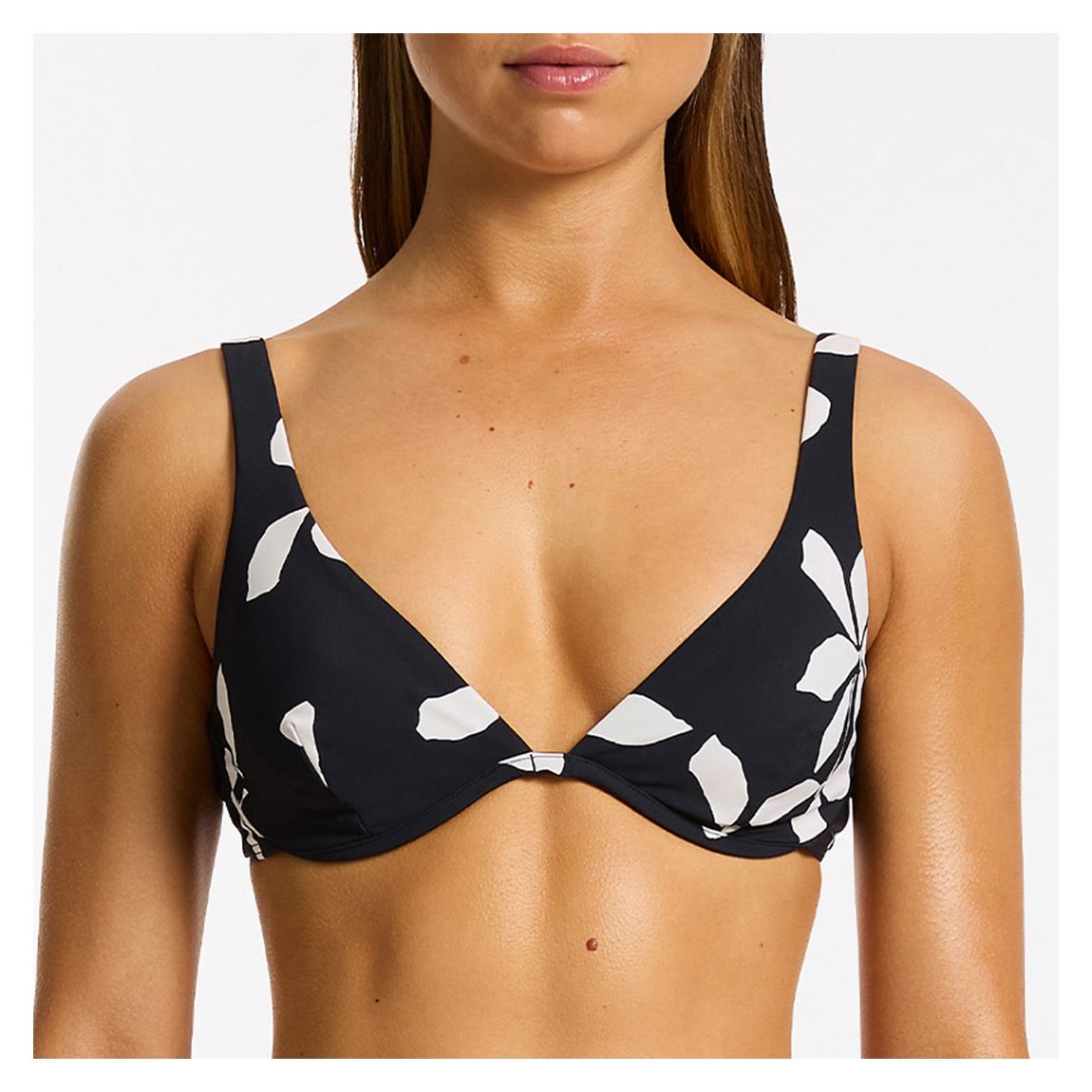 Black Underwire Triangle Top main product photo