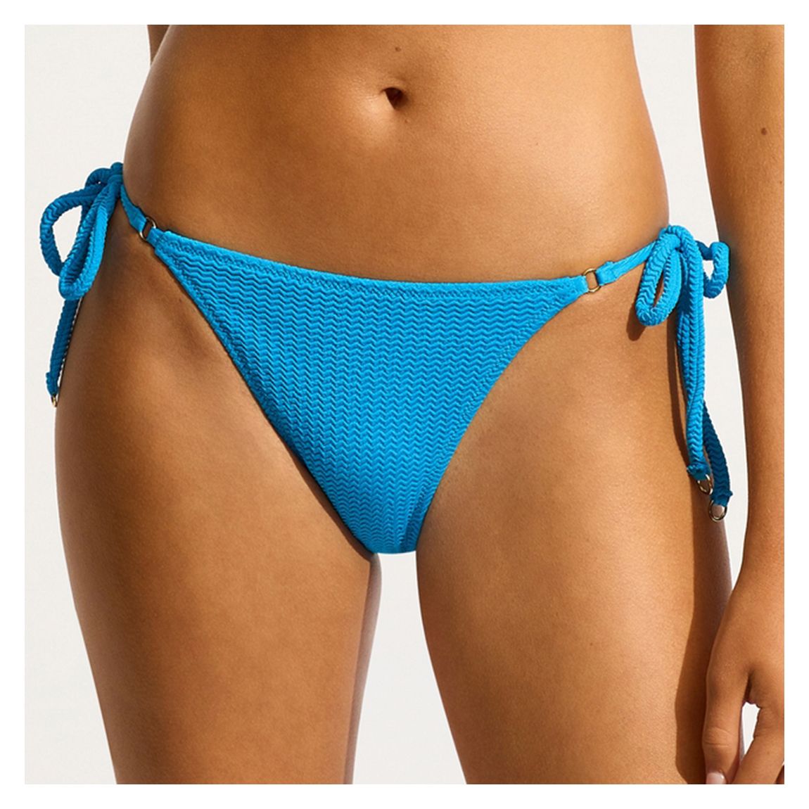Turquoise Tie Side Rio Pant main product photo
