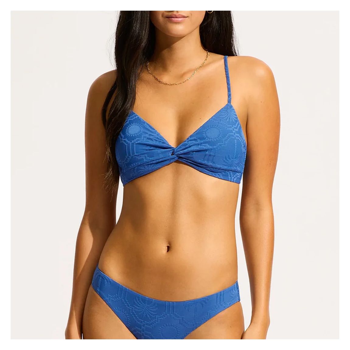 Ultramarin Twist Front Bralette main product photo