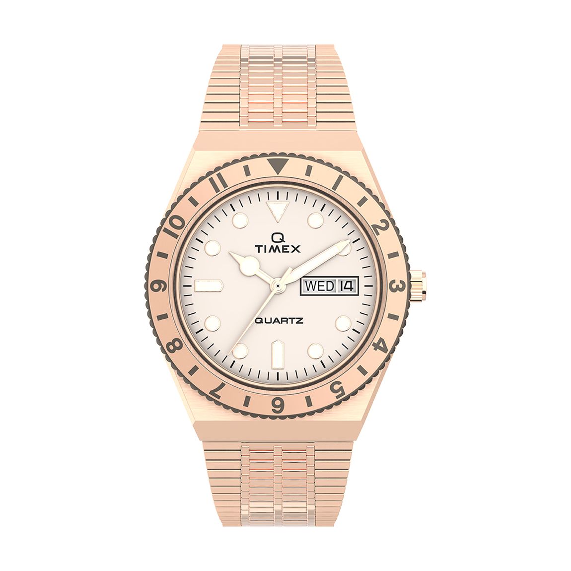 Women's Q Cream Dial Rose Gold Tone Case And Bracelet main product photo