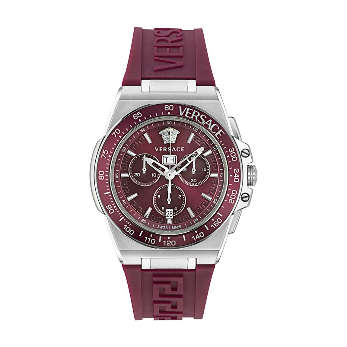 Versace Wine Alumin Burgundy Watch main product photo