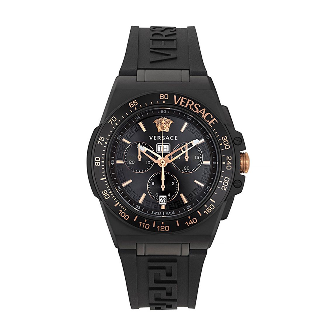 Versace Black Aluminous Watch main product photo