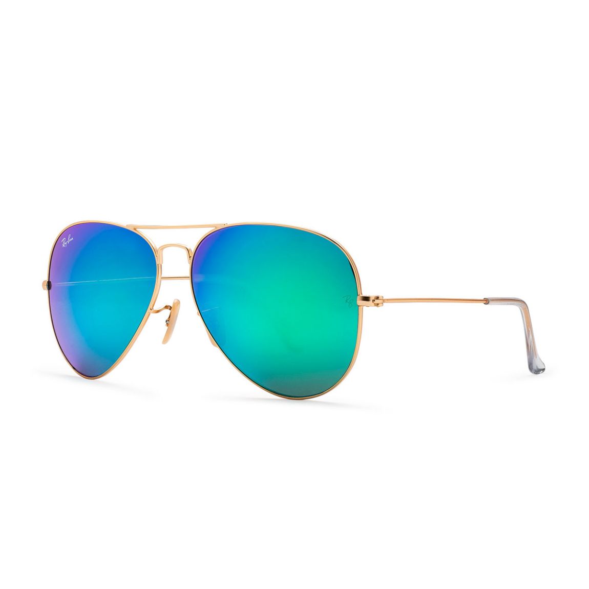 Ray-Ban Aviator 0 Gold Green Mirrored Aviator 3025 Sunglasses main product photo