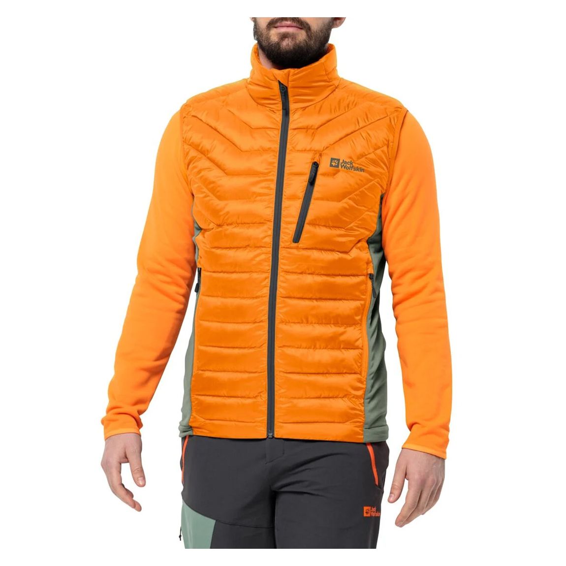 Orange Routeburn Outdoor Gilet main product photo