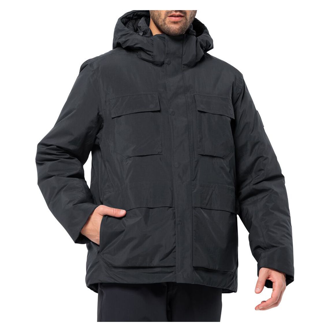 Black Textor Utility Jacket main product photo