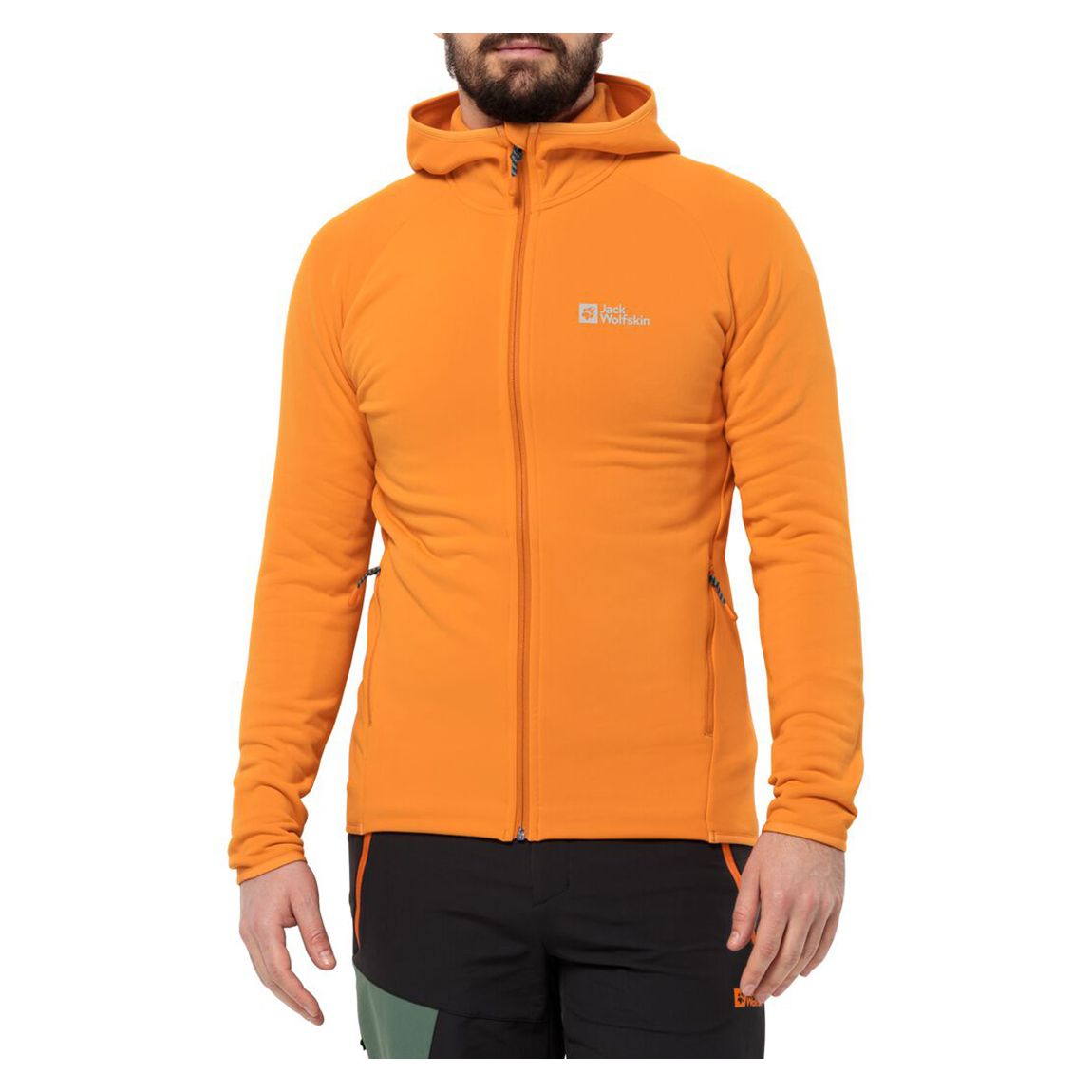 Mustard Baiselberg Hooded Fleece Jacket main product photo