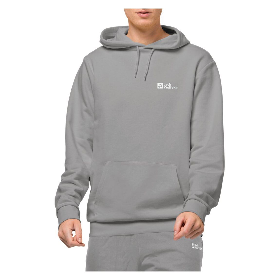 Grey Essential Hoodie main product photo