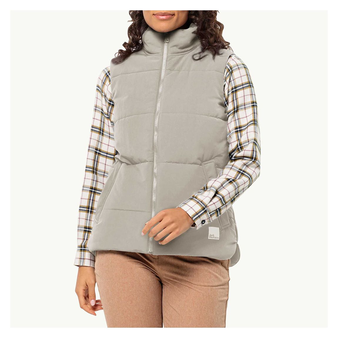 Dusty Grey White Frost Gilet main product photo