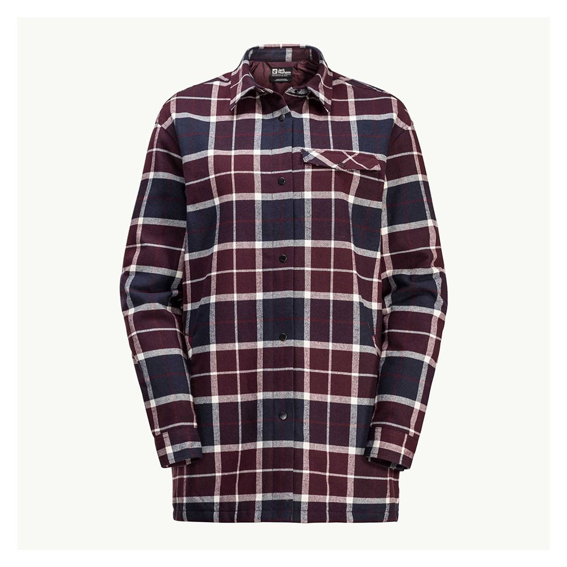 Plum Check Van View Shirt main product photo