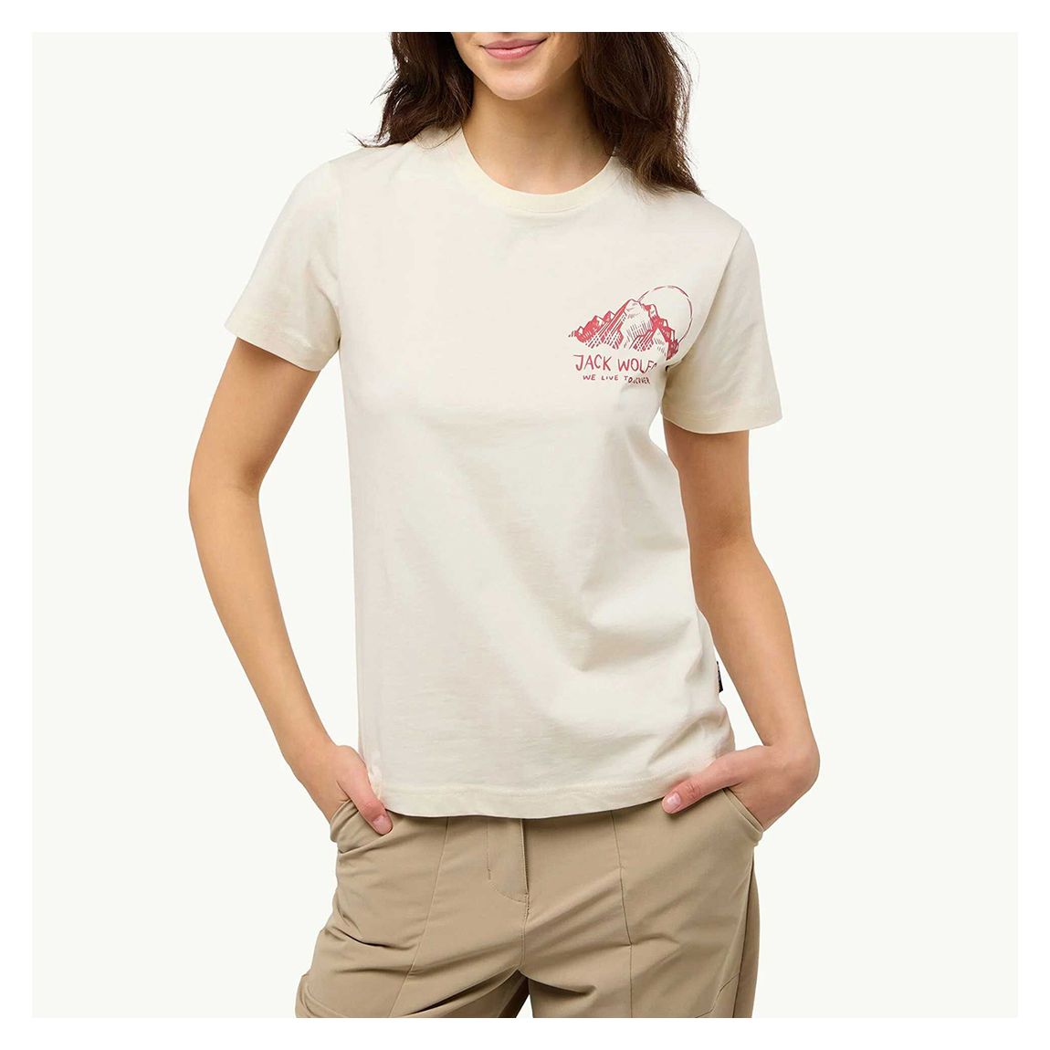 Ecru Bergblick Branded Tee main product photo