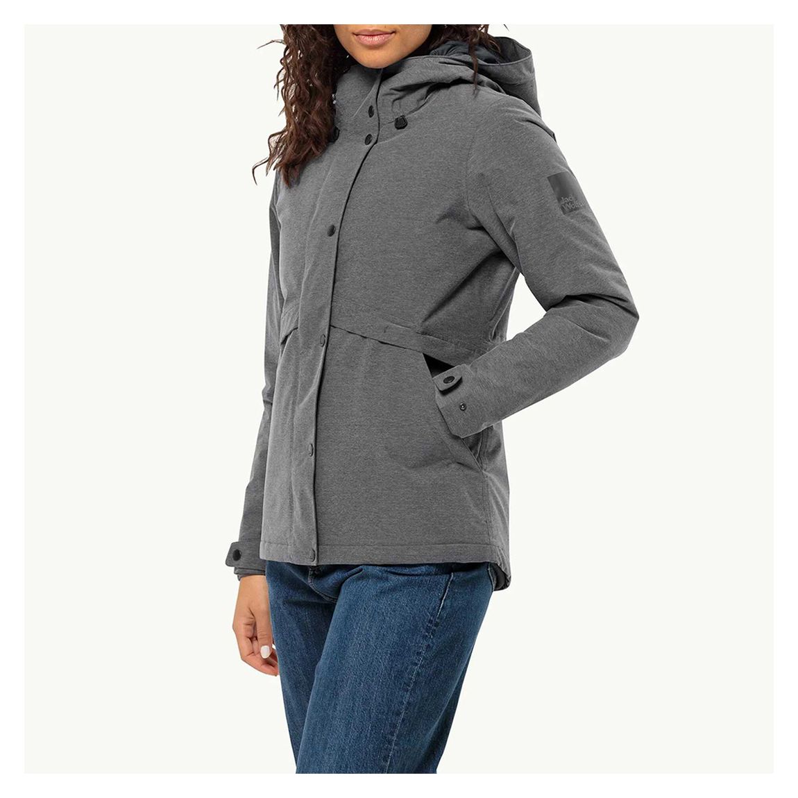 Black Marl Snowy Park Jacket main product photo