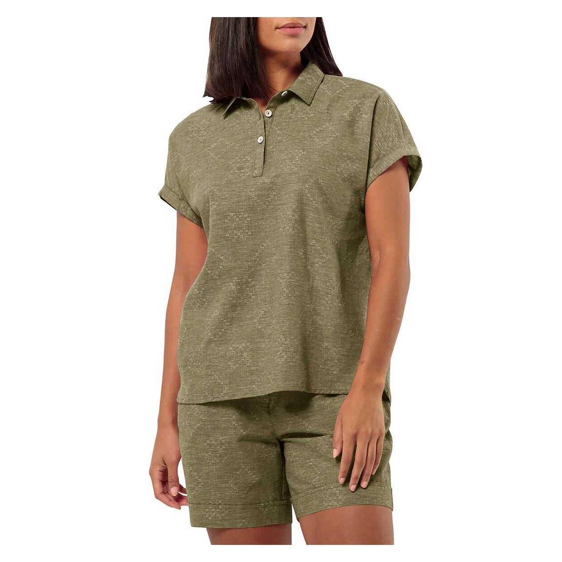 Khaki Karana Short Sleeve Shirt main product photo