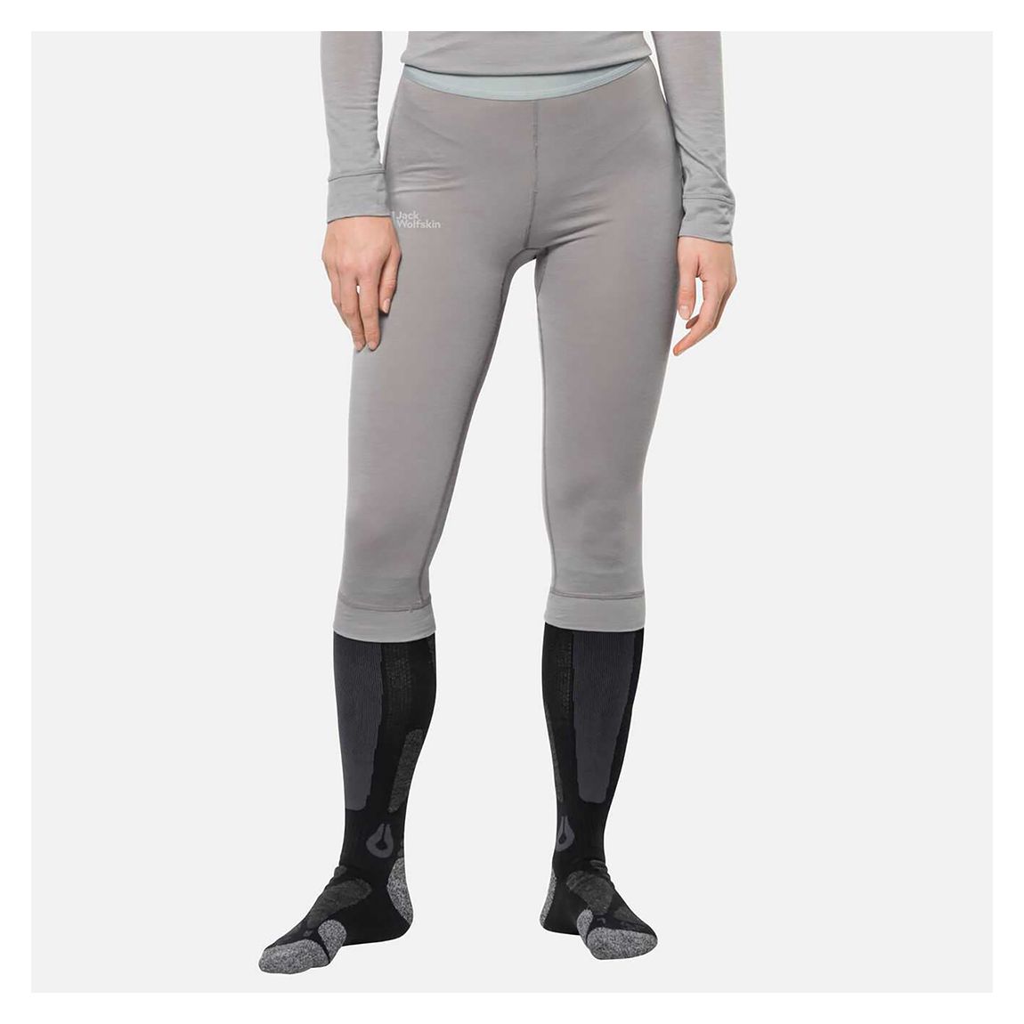 Heather Grey Alpspitze Wool Pants main product photo
